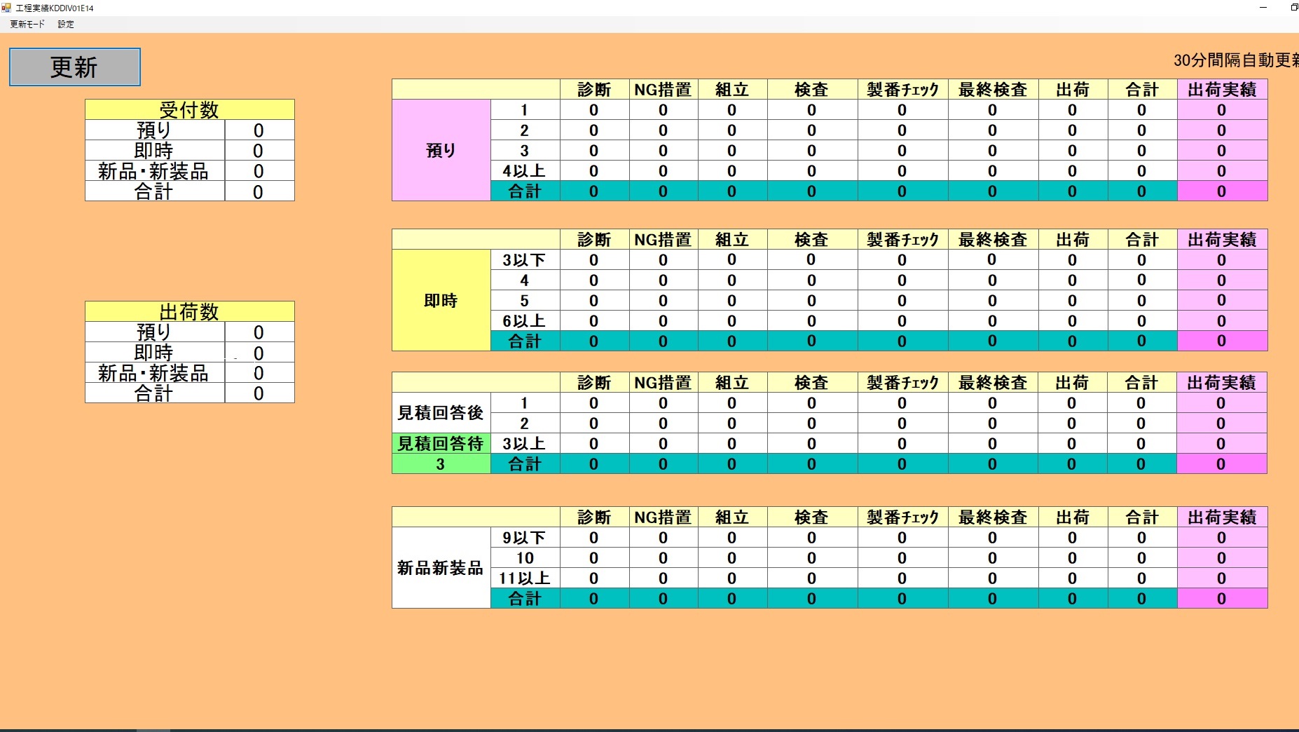 進捗モニターサンプル画像