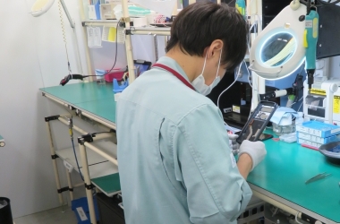 新装整備の様子